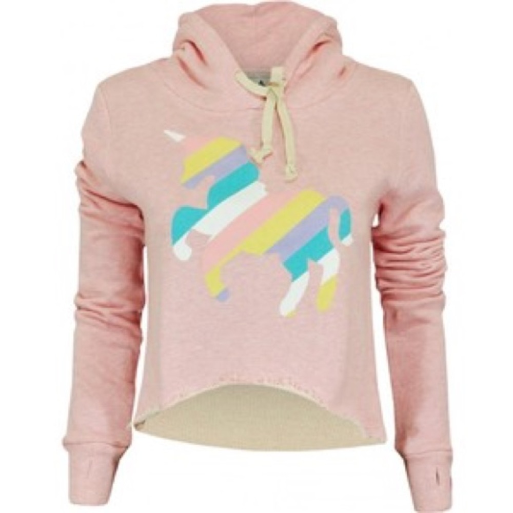 UNIF Unicorn Cropped Hoodie - Rare